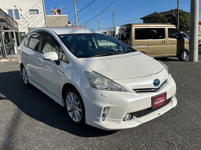 プリウスアルファ Ｓツーリングセレクション　純正ナビＴＶ　ＥＴＣ　Ｂカメラ　モデリスタエアロ（3枚目）