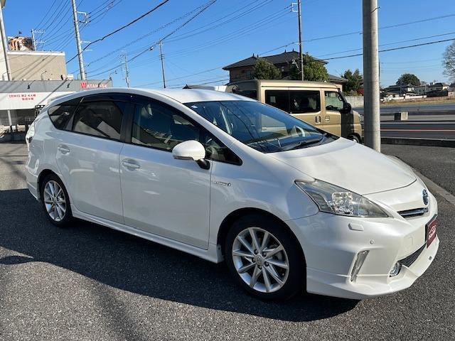 プリウスアルファ Ｓツーリングセレクション　純正ナビＴＶ　ＥＴＣ　Ｂカメラ　モデリスタエアロ（4枚目）