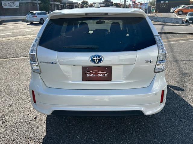 プリウスアルファ Ｓツーリングセレクション　純正ナビＴＶ　ＥＴＣ　Ｂカメラ　モデリスタエアロ（5枚目）