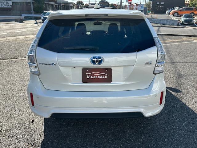 プリウスアルファ Ｓツーリングセレクション　純正ナビＴＶ　ＥＴＣ　Ｂカメラ　モデリスタエアロ（7枚目）