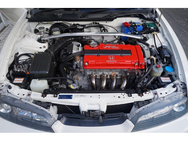 インテグラ タイプR X 最終後期モデルX SPOON足回り SPOONタワーバー 車検対応マキシムワークエキマニ Defiデジタル&2連メーター 禁煙車(9枚目)