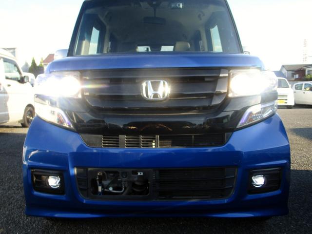 N-BOXカスタム G・ターボLパッケージ 後期型 修復歴無し ETC 前後ドライブレコーダー ハーフレザーシート クルーズコントロール パドルシフト アイドリングストップ(47枚目)