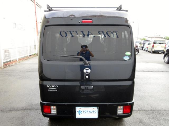 ＮＶ１００クリッパーバン ＤＸ　ＧＬセーフティパッケージ　ハイルーフ　修復歴無し　ワンオーナー　ナビ　フルセグＴＶ　バックカメラ　Ｂｌｕｅｔｏｏｔｈ接続　ＥＴＣ　ドラレコ　ルーフキャリア　衝突軽減ブレーキ　コーナーセンサー　キーレス　電格ミラー　頭上収納（5枚目）
