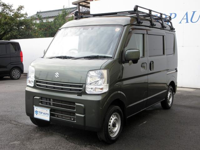 エブリイ ＰＣリミテッド　セーフティサポート装着車　ハイルーフ　修復歴無し　デュアルカメラブレーキ　４ＡＴ　ナビ　フルセグ　Ｂｌｕｅｔｏｏｔｈオーディオ　ＤＶＤ再生　バックカメラ　ＥＴＣ　前後ドライブレコーダー　キーレス（13枚目）