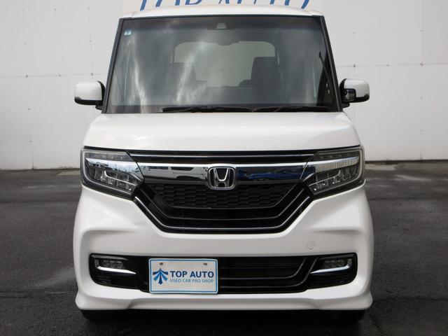 N-BOXカスタム G・Lターボホンダセンシング アダプティブクルーズコントロール ハーフレザーシート パドルシフト ナビ バックカメラ フルセグ Bluetooth接続 DVD再生 ETC Wパワースライドドア 衝突軽減ブレーキ 後席ロールシェード(3枚目)