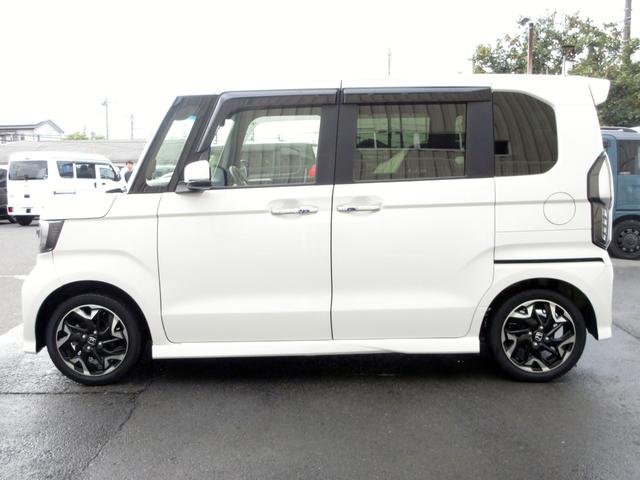 N-BOXカスタム G・Lターボホンダセンシング アダプティブクルーズコントロール ハーフレザーシート パドルシフト ナビ バックカメラ フルセグ Bluetooth接続 DVD再生 ETC Wパワースライドドア 衝突軽減ブレーキ 後席ロールシェード(9枚目)