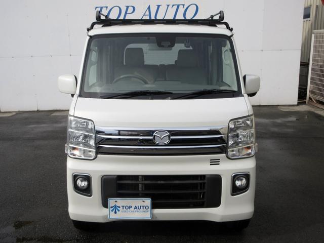 スクラムワゴン PZターボ 修復歴無し ワンオーナー ナビ フルセグ Bluetooth DVD再生 バックカメラ ETC ドライブレコーダー パワースライド 衝突被害軽減ブレーキ 8脚ルーフキャリア プッシュスタート(3枚目)