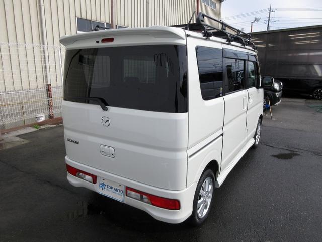 スクラムワゴン PZターボ 修復歴無し ワンオーナー ナビ フルセグ Bluetooth DVD再生 バックカメラ ETC ドライブレコーダー パワースライド 衝突被害軽減ブレーキ 8脚ルーフキャリア プッシュスタート(15枚目)