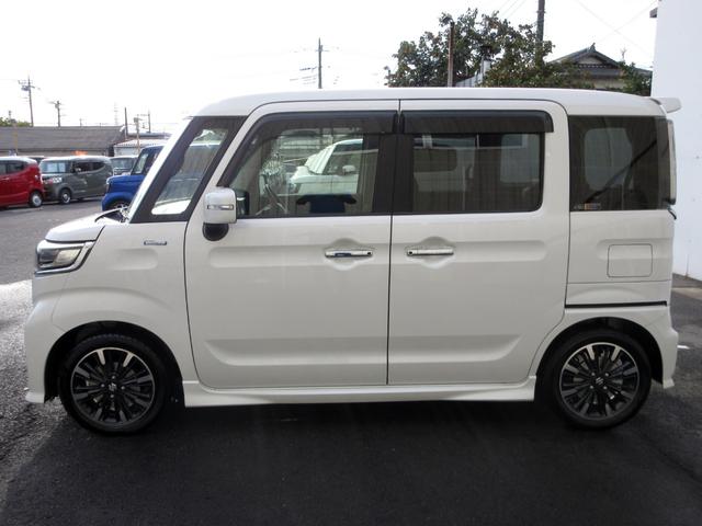 スペーシアカスタム ハイブリッドＸＳ　両側パワースライド　ハーフレザーシート　シートヒーター　衝突被害軽減ブレーキ　ＴＶ　ＤＶＤ再生　バックカメラ　ＥＴＣ　ＬＥＤヘッドライト　純正アルミホイール　レーンキープアシスト（9枚目）