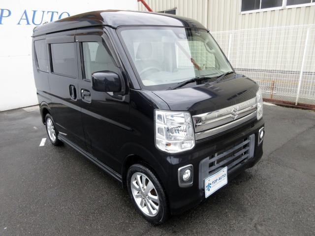 エブリイワゴン PZターボ ハイルーフ 修復歴無し メモリーナビ 地デジ バックカメラ ETC パワースライドドア 衝突被害軽減ブレーキ プッシュスタート スマートキー 純正アルミ 電動格納ミラー HIDヘッドライト フォグ(11枚目)