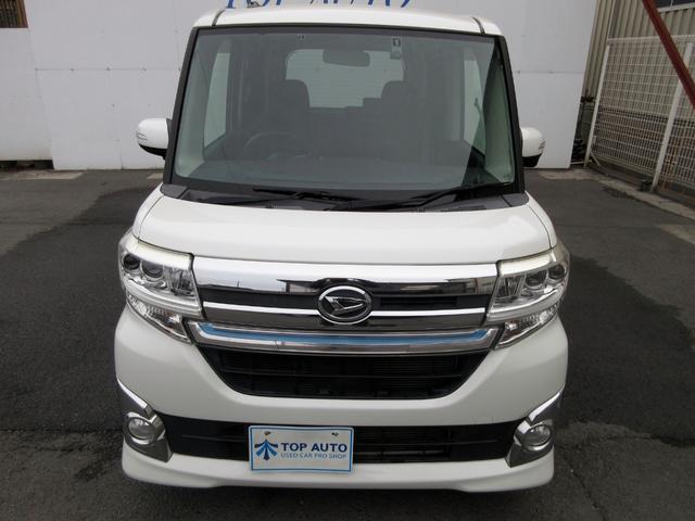 タント カスタムRS ターボ Wパワースライド ナビ バックカメラ フルセグTV Bluetooth接続 ドラレコ ETC DVD再生 LEDオートライト フォグ ステアリングスイッチ プッシュスタート 電格ミラー(3枚目)
