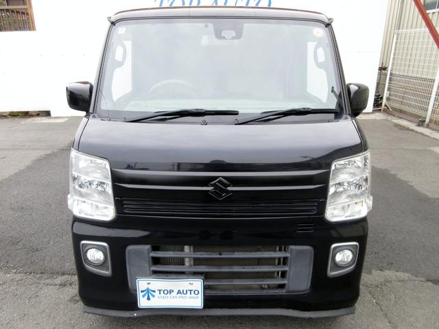 エブリイワゴン ＰＺターボ　パワースライドドア　プッシュスタート　スマートキー　衝突軽減ブレーキ　ＥＴＣ　ミラー型ドラレコ　電格ミラー　ＨＩＤオートライト　フォグ　社外スモークテール　５面スモークフィルム　後席フルフラット（3枚目）