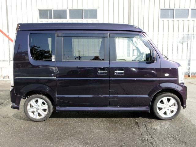 エブリイワゴン ＰＺターボスペシャル　ハイルーフ　修復歴無し　ナビ　フルセグ　ＤＶＤ再生　Ｂｌｕｅｔｏｏｔｈ　後席フリップダウンモニター　両側パワースライド　オートステップ　ＨＩＤライト　キーレス　純正アルミホイール　タイミングチェーン（7枚目）