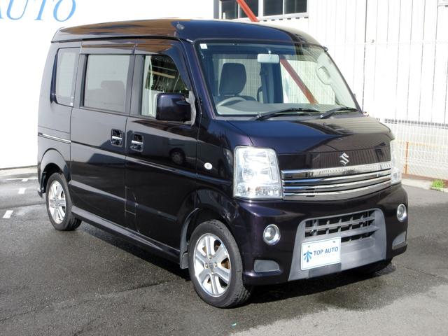 エブリイワゴン ＰＺターボスペシャル　ハイルーフ　修復歴無し　ナビ　フルセグ　ＤＶＤ再生　Ｂｌｕｅｔｏｏｔｈ　後席フリップダウンモニター　両側パワースライド　オートステップ　ＨＩＤライト　キーレス　純正アルミホイール　タイミングチェーン（11枚目）