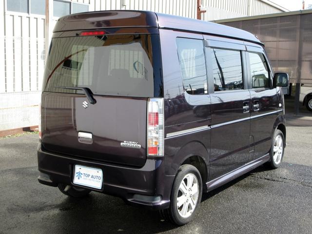 エブリイワゴン ＰＺターボスペシャル　ハイルーフ　修復歴無し　ナビ　フルセグ　ＤＶＤ再生　Ｂｌｕｅｔｏｏｔｈ　後席フリップダウンモニター　両側パワースライド　オートステップ　ＨＩＤライト　キーレス　純正アルミホイール　タイミングチェーン（15枚目）