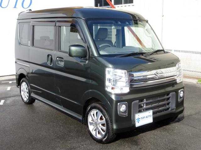 エブリイワゴン ＰＺターボ　ハイルーフ　ナビ　地デジＴＶ　ＤＶＤ再生　デュアルカメラブレーキ　アクセル踏み間違い防止装置　スマートキー　プッシュスタート　パワースライドドア　ＨＩＤライト　オートライト　レーンキープアシスト（11枚目）