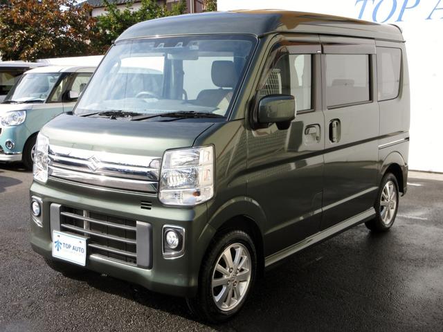 エブリイワゴン ＰＺターボ　ハイルーフ　ナビ　地デジＴＶ　ＤＶＤ再生　デュアルカメラブレーキ　アクセル踏み間違い防止装置　スマートキー　プッシュスタート　パワースライドドア　ＨＩＤライト　オートライト　レーンキープアシスト（13枚目）