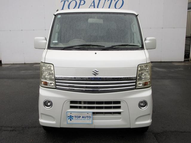 エブリイワゴン ＰＺターボ　後期　修復歴無し　ディスチャージヘッドランプ　メモリーナビ　ＴＶ　ＥＴＣ　キーレス　電格ミラー　パワースライドドア　純正アルミホイール　後席フルフラット　オートエアコン　フォグライト（3枚目）