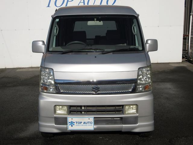 エブリイワゴン PZターボスペシャル ハイルーフ 修復歴無 HDDナビ フルセグ バックカメラ ETC 両側電動スライド オートステップ HIDヘッドライト LEDフォグライト 社外アルミ キーレスキー 電動格納ミラー フルフラットシート(3枚目)