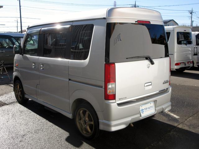 エブリイワゴン PZターボスペシャル ハイルーフ 修復歴無 HDDナビ フルセグ バックカメラ ETC 両側電動スライド オートステップ HIDヘッドライト LEDフォグライト 社外アルミ キーレスキー 電動格納ミラー フルフラットシート(17枚目)