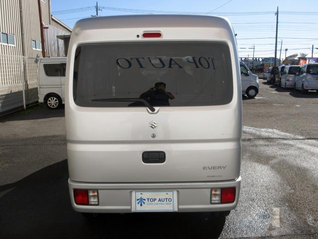 エブリイ PC ハイルーフ 修復歴無し オーバーヘッドコンソール パワーウィンドウ 電動格納ミラー オートライト フルフラットシート タイミングチェーン(5枚目)