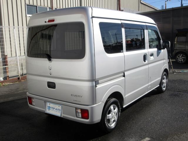 エブリイ PC ハイルーフ 修復歴無し オーバーヘッドコンソール パワーウィンドウ 電動格納ミラー オートライト フルフラットシート タイミングチェーン(15枚目)