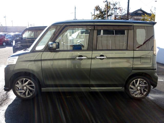 スペーシアカスタム XS 後期 修復歴無し メモリーナビ フルセグ Bluetooth バックカメラ ETC デュアルカメラブレーキ 両側電動スライド シートヒーター アイドリングストップ ロールシェード プッシュスタート(9枚目)