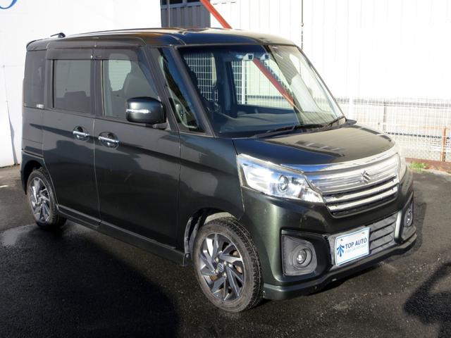 スペーシアカスタム XS 後期 修復歴無し メモリーナビ フルセグ Bluetooth バックカメラ ETC デュアルカメラブレーキ 両側電動スライド シートヒーター アイドリングストップ ロールシェード プッシュスタート(11枚目)