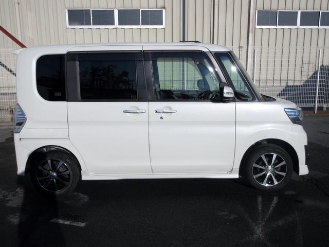 タント カスタムX トップエディションSA メモリーナビ フルセグ Bluetooth バックカメラ ETC パワースライドドア 衝突被害軽減ブレーキ ハーフレザーシート ロールシェード LEDヘッドライト フォグライト プッシュスタート(7枚目)