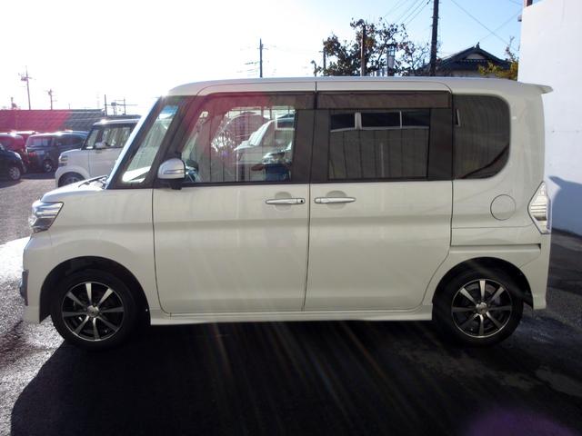 タント カスタムX トップエディションSA メモリーナビ フルセグ Bluetooth バックカメラ ETC パワースライドドア 衝突被害軽減ブレーキ ハーフレザーシート ロールシェード LEDヘッドライト フォグライト プッシュスタート(9枚目)