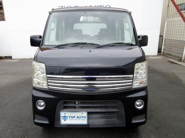 エブリイワゴン PZターボスペシャル 後期 Wパワースライドドア ナビ フルセグTV ETC Bluetooth接続 DVD再生 オートステップ HIDライト フォグ 純正アルミ ドアバイザー オートエアコン タイミングチェーン(3枚目)