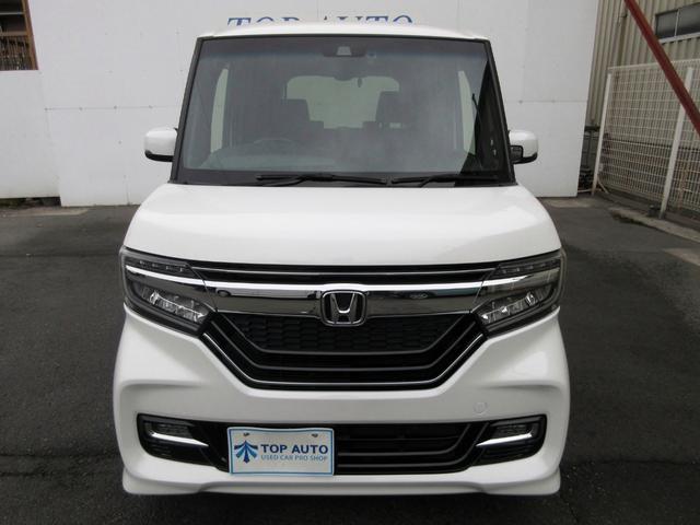 N-BOXカスタム G・Lターボホンダセンシング アダプティブクルーズ 8インチナビ フルセグTV Bluetooth対応 バックカメラ 前後ドラレコ ETC DVD再生 両側パワースライド ハーフレザーシート シートヒーター パドルシフト(3枚目)