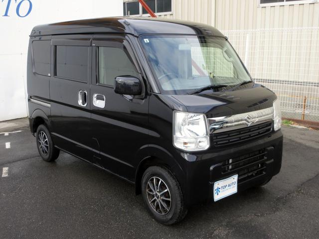 エブリイ ジョインターボ ハイルーフ 修復歴無し ナビ フルセグTV Bluetooth接続 DVD再生 ETC ミュージックサーバー 電格ミラー 全席パワーウィンドウ キーレス 純正セキュリティ リアヒーター 頭上収納(11枚目)