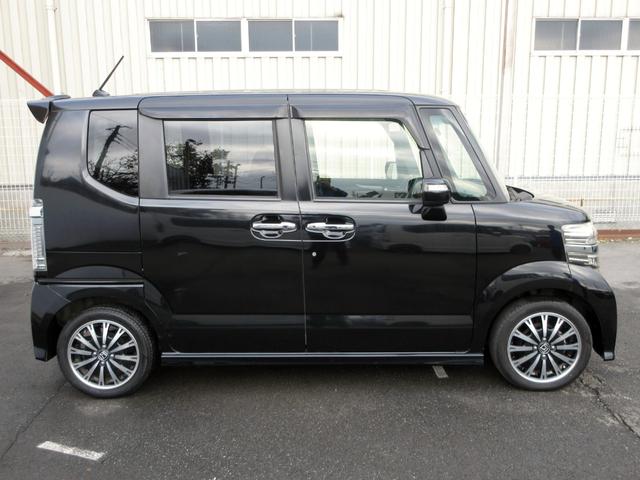 N-BOXカスタム G・ターボLパッケージ 修復歴無し ナビ フルセグTV バックカメラ Bluetooth接続 DVD再生 ドラレコ 両側パワースライド ハーフレザーシート パドルシフト オートクルーズ プッシュスタート スマートキー(7枚目)