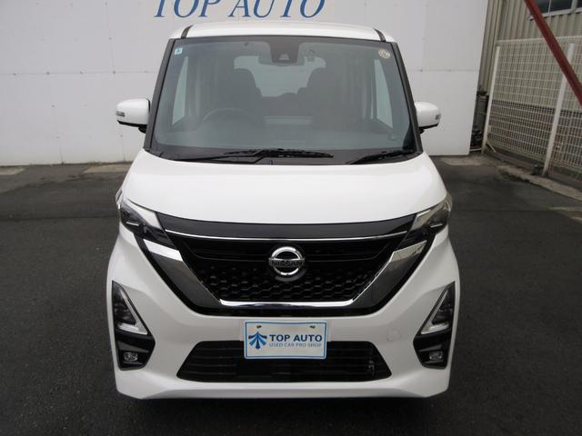 ルークス ハイウェイスター Gターボプロパイロットエディション 修復歴無し 9インチナビ フルセグTV Bluetooth接続 DVD再生 アラウンドビューモニター ETC ドラレコ Wパワースライド LEDオートライト 後席サーキュレーター ロールシェード(3枚目)