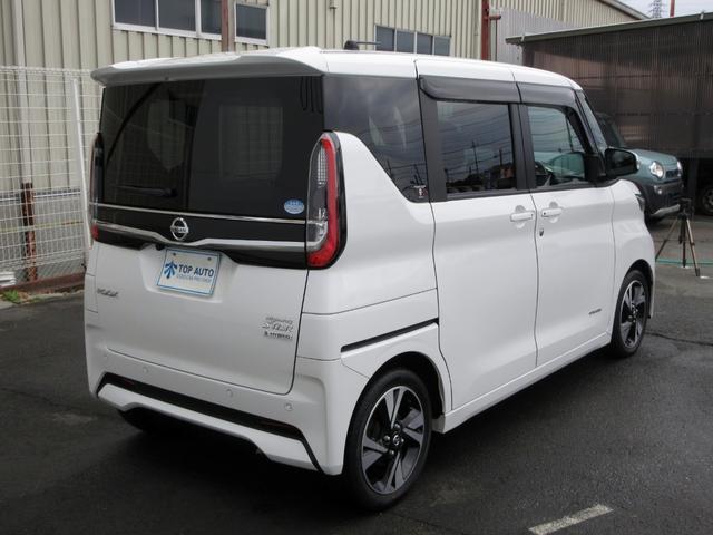 ルークス ハイウェイスター Gターボプロパイロットエディション 修復歴無し 9インチナビ フルセグTV Bluetooth接続 DVD再生 アラウンドビューモニター ETC ドラレコ Wパワースライド LEDオートライト 後席サーキュレーター ロールシェード(15枚目)