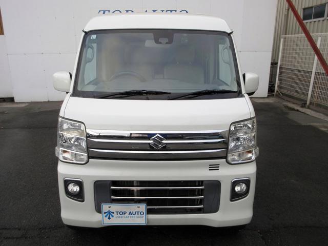 エブリイワゴン ＰＺターボ　ハイルーフ　パワースライドドア　ワイドナビ　フルセグＴＶ　ＤＶＤ再生　Ｂｌｕｅｔｏｏｔｈ接続　前後ドラレコ　後席モニター　ＨＩＤオートライト　フォグ　衝突軽減ブレーキ　ステアリングスイッチ（3枚目）