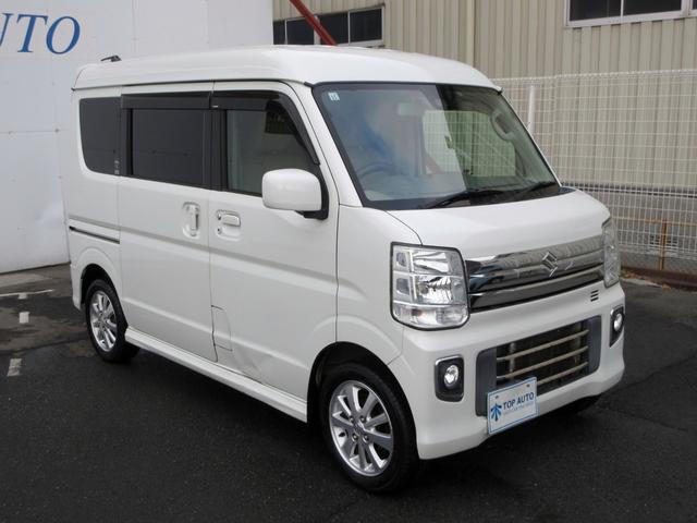 エブリイワゴン ＰＺターボ　ハイルーフ　パワースライドドア　ワイドナビ　フルセグＴＶ　ＤＶＤ再生　Ｂｌｕｅｔｏｏｔｈ接続　前後ドラレコ　後席モニター　ＨＩＤオートライト　フォグ　衝突軽減ブレーキ　ステアリングスイッチ（11枚目）