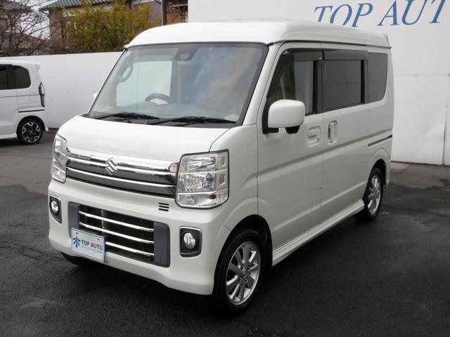 エブリイワゴン ＰＺターボ　ハイルーフ　パワースライドドア　ワイドナビ　フルセグＴＶ　ＤＶＤ再生　Ｂｌｕｅｔｏｏｔｈ接続　前後ドラレコ　後席モニター　ＨＩＤオートライト　フォグ　衝突軽減ブレーキ　ステアリングスイッチ（13枚目）