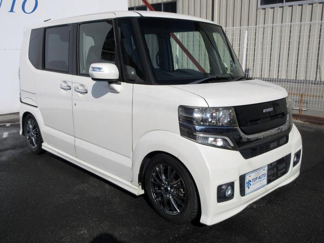 Ｎ－ＢＯＸカスタム Ｇ・ターボパッケージ　修復歴無し　純正メモリーナビ　地デジ　バックカメラ　ＥＴＣ　無限グリル　ローダウン　社外アルミ　両側電動スライドドア　ＨＩＤヘッドライト　プッシュスタート　スマートキー　クルーズコントロール（11枚目）