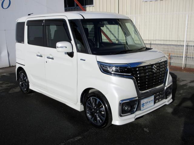 スペーシアカスタム ハイブリッドＸＳターボ　修復歴無し　純正８型メモリーナビ　フルセグ　Ｂｌｕｅｔｏｏｔｈ　ＥＴＣ　ドライブレコーダー　メッキグリル　ハーフレザーシート　シートヒーター　デュアルカメラブレーキ　両側電動スライド　ロールシェード（11枚目）