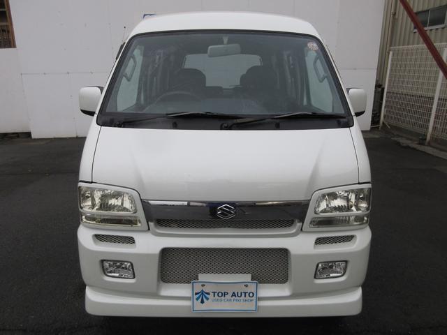 エブリイワゴン スポーツ ハイルーフ ターボ 4WD 修復歴無し オートステップ 純正アルミホイール キーレス リアヒーター タイミングチェーン式エンジン フォグライト(3枚目)