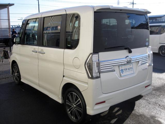 タント カスタムＲＳ　トップエディションＳＡＩＩＩ　ターボ　修復歴無し　メモリーナビ　フルセグ　Ｂｌｕｅｔｏｏｔｈ　バックカメラ　ＥＴＣ　ハーフレザーシート　シートヒーター　両側電動スライドドア　衝突被害軽減ブレーキ　ロールシェード　プッシュスタート（17枚目）