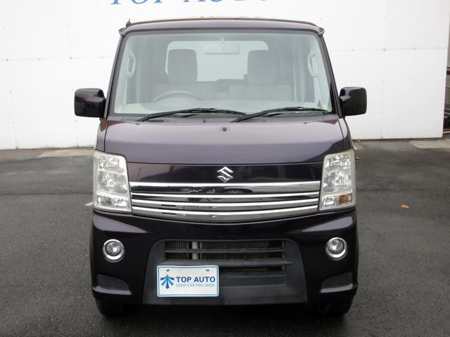 エブリイワゴン PZターボスペシャル 後期 修復歴無し 両側パワースライド オートステップ USB/AUX接続 キーレス 純正セキュリティ HIDライト フォグライト 後席フルフラットシート 純正14インチアルミ(3枚目)