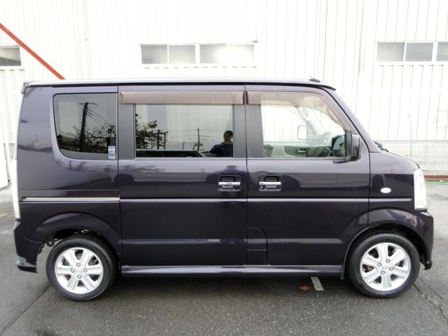 エブリイワゴン PZターボスペシャル 後期 修復歴無し 両側パワースライド オートステップ USB/AUX接続 キーレス 純正セキュリティ HIDライト フォグライト 後席フルフラットシート 純正14インチアルミ(7枚目)