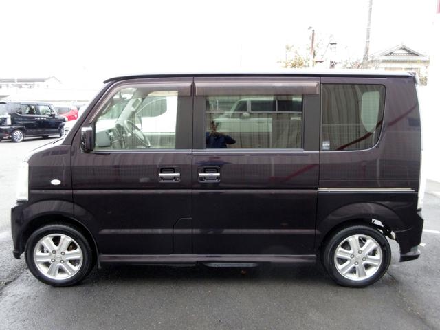 エブリイワゴン PZターボスペシャル 後期 修復歴無し 両側パワースライド オートステップ USB/AUX接続 キーレス 純正セキュリティ HIDライト フォグライト 後席フルフラットシート 純正14インチアルミ(9枚目)