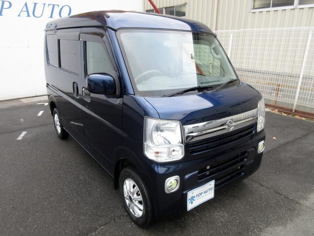 エブリイ ジョインターボ ハイルーフ 5MT 4WD 修復歴無し ナビ フルセグ DVD再生 Bluetooth 前後ドライブレコーダー 社外アルミホイール 電動格納ミラー リアヒーター オーバーヘッドコンソール(11枚目)