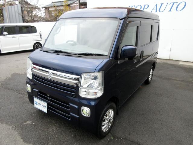 エブリイ ジョインターボ ハイルーフ 5MT 4WD 修復歴無し ナビ フルセグ DVD再生 Bluetooth 前後ドライブレコーダー 社外アルミホイール 電動格納ミラー リアヒーター オーバーヘッドコンソール(13枚目)