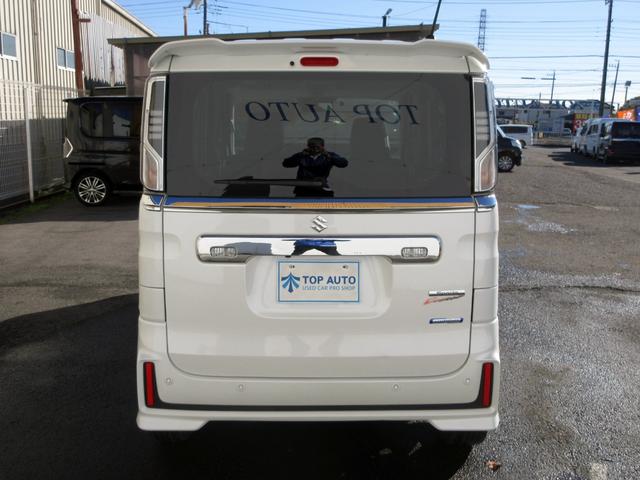 スペーシアカスタム ハイブリッドＸＳターボ　後期　純正９インチメモリーナビ　フルセグ　Ｂｌｕｅｔｏｏｔｈ　全方位モニター　ＥＴＣ　ハーフレザーシート　シートヒーター　デュアルカメラブレーキ　アダプティブクルーズコントロール　両側電動スライドドア（5枚目）