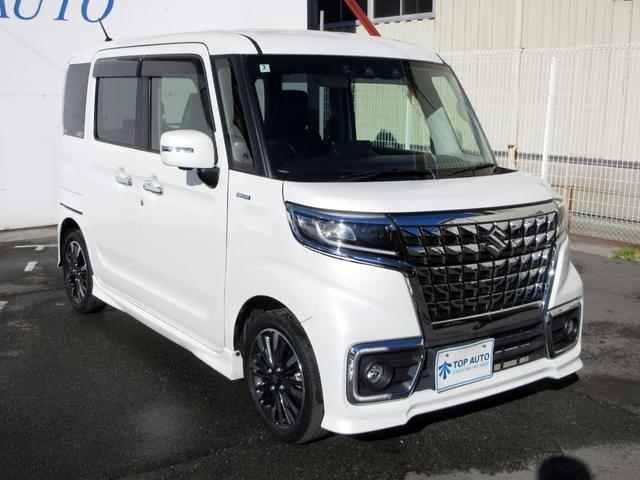 スペーシアカスタム ハイブリッドＸＳターボ　後期　純正９インチメモリーナビ　フルセグ　Ｂｌｕｅｔｏｏｔｈ　全方位モニター　ＥＴＣ　ハーフレザーシート　シートヒーター　デュアルカメラブレーキ　アダプティブクルーズコントロール　両側電動スライドドア（11枚目）